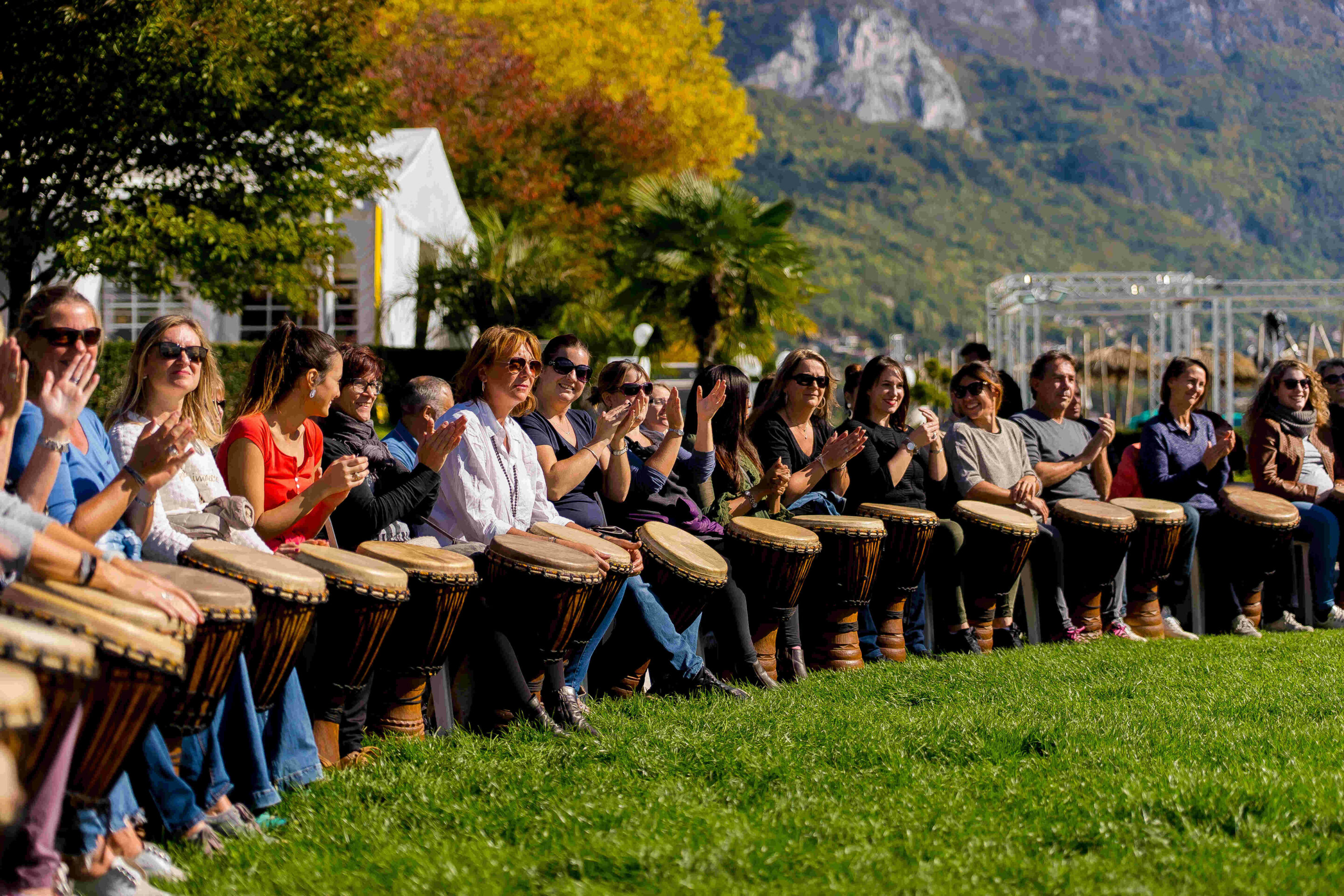 colloque avec teambuilding percussion pour emcc